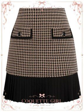 Pleated A-Line Mini Skirt High Waist Elastic Waistband Casual
